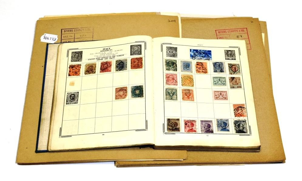 Lot 2054 - Eight Original Old Auction folders Commonwealth and S G stamp album. Bermuda. Northern...