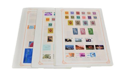 Lot 2084 - Hong Kong Collection On Leaves, mainly mint and almost complete from KGVI to post 2000....