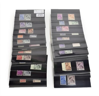 Lot 2101 - 1948 Royal Silver Wedding set x44 including Singapore/Hong Kong many in unmounted mint or...