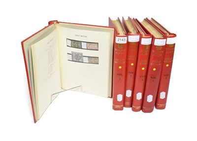 Lot 2143 - Windsor Albums 6 Volumes 1840- 1979 limited stamp contents but hard to find set.