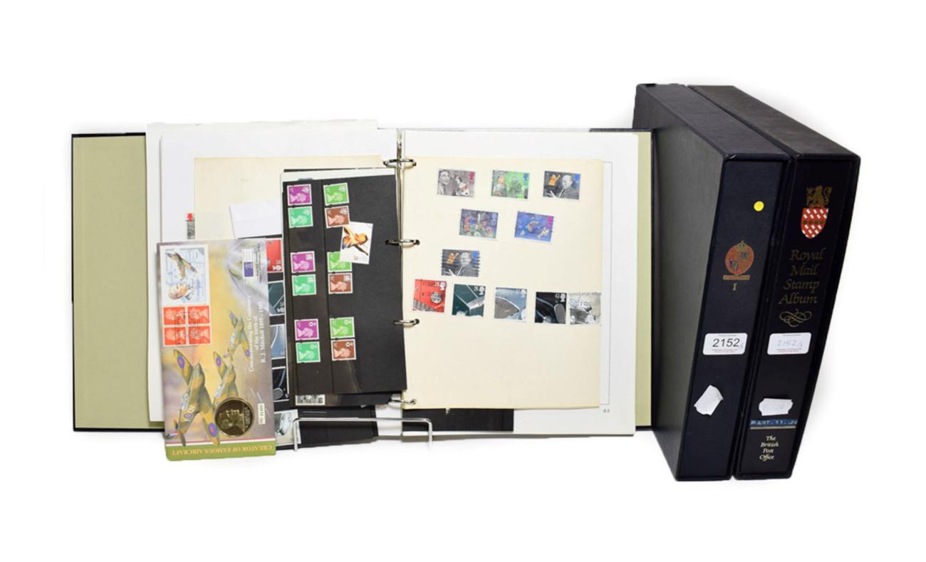 Lot 2152 - GB Collection With 3 Davo Albums. Includes a range of Queen Victoria from 1840 with 1d Black and 2d