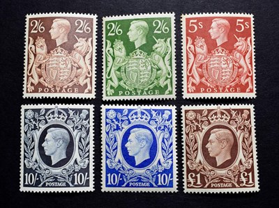 Lot 2190 - 1939/48 Sg 476/478c fine set in Unmounted Mint condition. Cat £425
