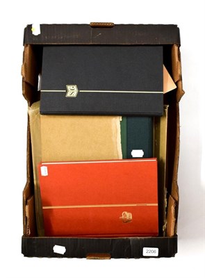 Lot 2206 - Four albums and a brown envelope including presentation packs, miscellaneous British,...