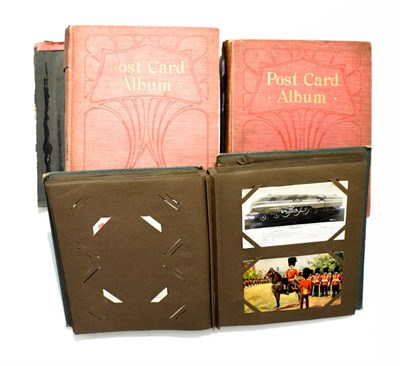 Lot 2243 - 3 POSTCARD ALBUMS, filled with superb range of Margaret Tempest cards, Social History photos...