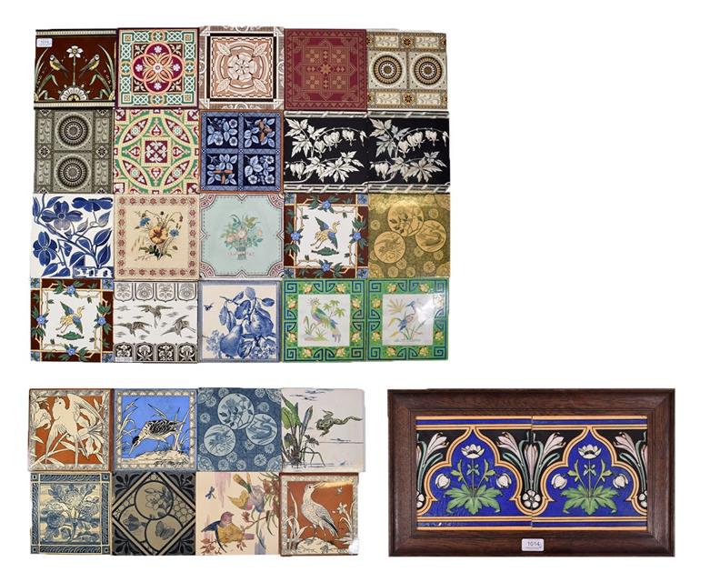 Lot 1014 - Part 2 from the Taggart Tile Museum formerly at Great Staughton, Cambridgeshire.  A Minton 8''...