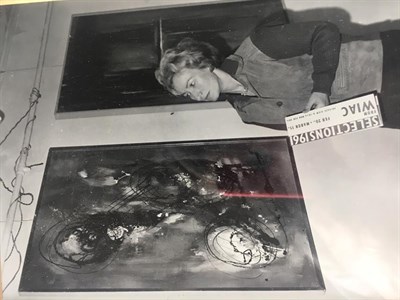 Lot 7 - Marie Walker Last (1917-2017) Abstract Inscribed verso ''Marie Walker Last for St Johns Queens...