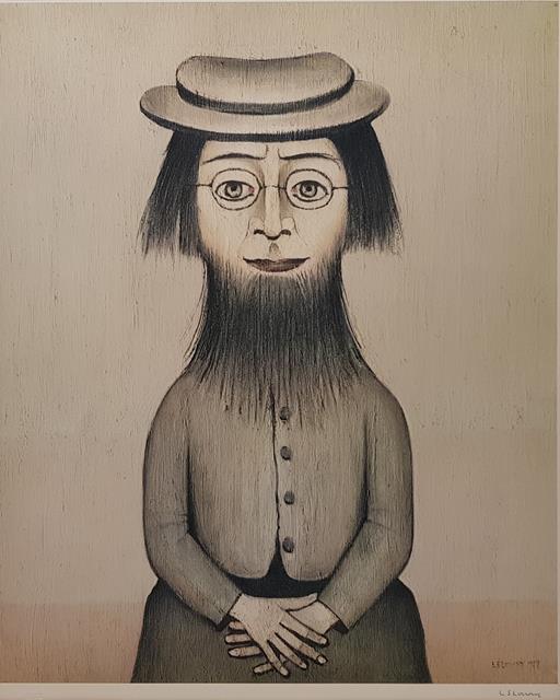 Lot 36 - After Laurence Stephen Lowry RBA, RA (1887-1976)  ''Woman with a Beard'' Signed, with the...