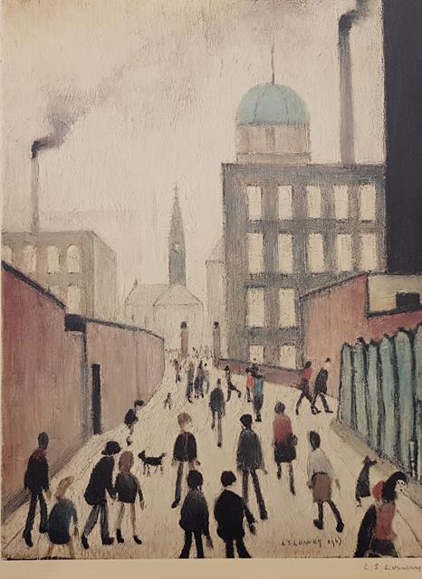 Lot 36 - After Laurence Stephen Lowry RBA, RA (1887-1976)  ''Mrs Swindell's Picture'' Signed, with the...