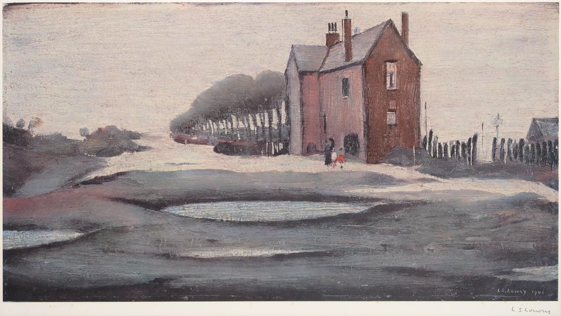 Lot 40 - After Laurence Stephen Lowry RBA, RA (1887-1976)  ''The Lonely House'' Signed, with the...