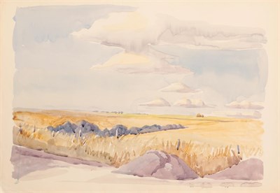 Lot 60 - Edith Lawrence (1890-1973) ''Schwanden'' Signed and inscribed, watercolour, together with six...