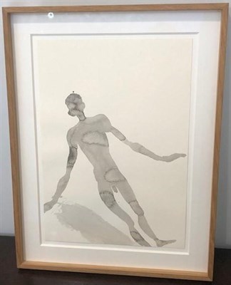 Lot 121 - Sir Antony Gormley OBE (b.1950) ''Over'' Signed inscribed and dated (19)96 verso, pigment on paper