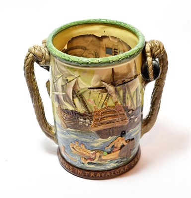 Lot 35 - A Royal Doulton 'The Lord Nelson' loving cup