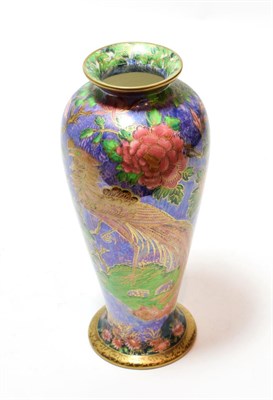 Lot 86 - A Wedgwood lustre vase, early 20th century, Asiatic Pheasant design
