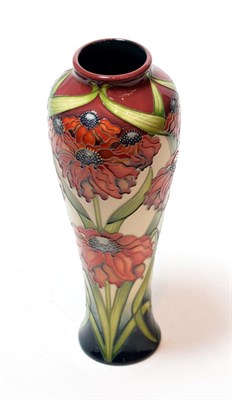 Lot 104 - A modern Moorcroft trial vase Helerium-Master 121/10, dated 11.10.17 (boxed)