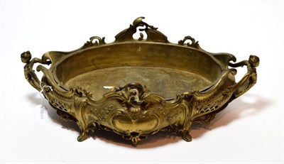 Lot 206 - A late 19th/early 20th century French gilt metal centrepiece