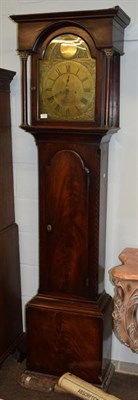 Lot 1155 - ~ A mahogany eight day longcase clock, signed W Fenton, Newcastle, circa 1780