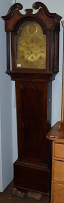 Lot 1164 - ~ A mahogany eight day longcase clock, signed Wilm Dobie, Falkirk, late 18th century