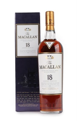 Lot 3023 - The Macallan Single Highland Malt Scotch Whisky 18 Years Old, distilled 1993, 43% vol 700ml, in...