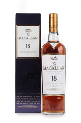 Lot 3028 - The Macallan Single Highland Malt Scotch Whisky 18 Years Old 2016 Annual Release, 43% vol 700ml, in