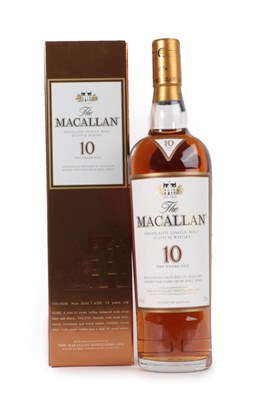 Lot 3034 - The Macallan Highland Single Malt Scotch Whisky 10 Years Old, 40% vol 700ml, in original...
