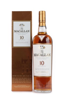 Lot 3035 - The Macallan Highland Single Malt Scotch Whisky 10 Years Old, 40% vol 700ml, in original...