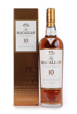 Lot 3036 - The Macallan Highland Single Malt Scotch Whisky 10 Years Old, 40% vol 700ml, in original...
