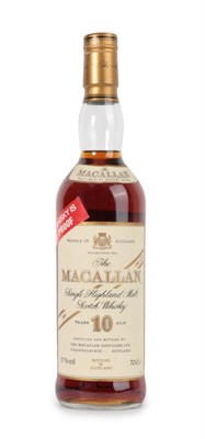 Lot 3044 - The Macallan Single Highland Malt Scotch Whisky 10 Years Old, 100° Proof, 57% vol 70cl (one...