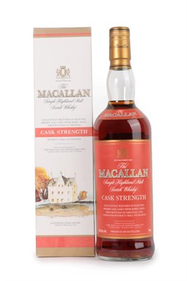 Lot 3049 - The Macallan Single Highland Malt Scotch Whisky Cask Strength, 58.2% vol 150ml, in original...