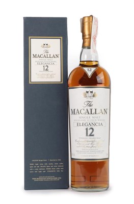 Lot 3060 - The Macallan Single Highland Malt Scotch Whisky 12 Years Old Elegancia, 40% vol 1 Litre, in...