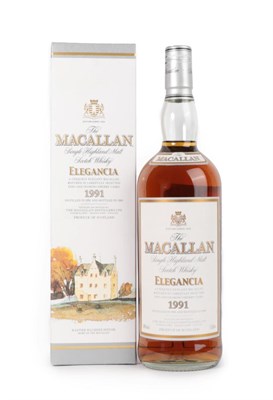 Lot 3063 - The Macallan Single Highland Malt Scotch Whisky Elegancia 1991, distilled 1991, bottled 2003,...