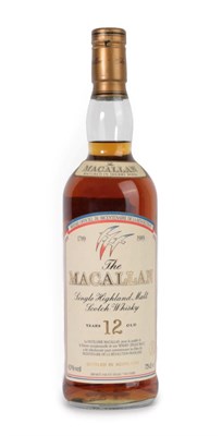 Lot 3064 - The Macallan Single Highland Malt Scotch Whisky 12 Years Old Whisky Officiel du Bicentenaire de...