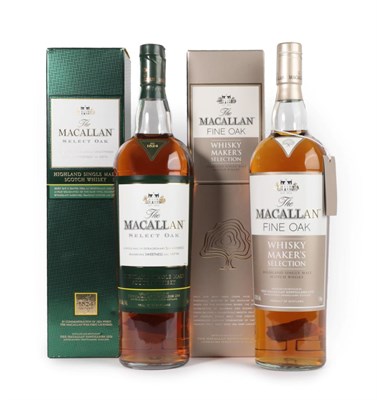 Lot 3070 - The Macallan Fine Oak Highland Single Malt Scotch Whisky, Whisky Makers Selection, 42.8% vol 1...