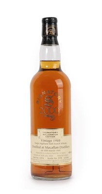 Lot 3092 - Signatory 2000: 12 Years Old 1988 Vintage Single Highland Malt Scotch Whisky, distilled at the...