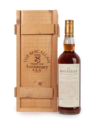 Lot 3104 - The Macallan 25 Years Old Anniversary Malt, A Special Bottling of Unblended Single Highland...