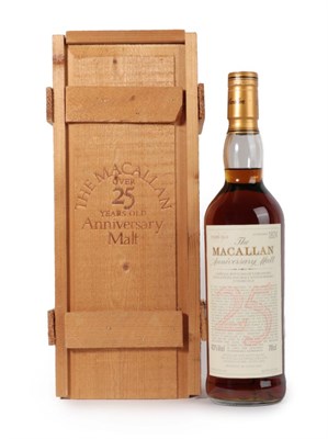 Lot 3105 - The Macallan 25 Years Old Anniversary Malt, A Special Bottling of Unblended Single Highland...