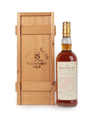 Lot 3107 - The Macallan 25 Years Old Anniversary Malt, A Special Bottling of Unblended Single Highland...