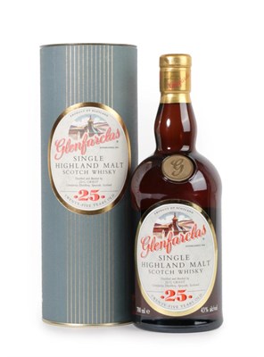 Lot 3113 - Glenfarclas 25 Years Old Single Highland Malt Scotch Whisky, 43% vol 700ml, in original...