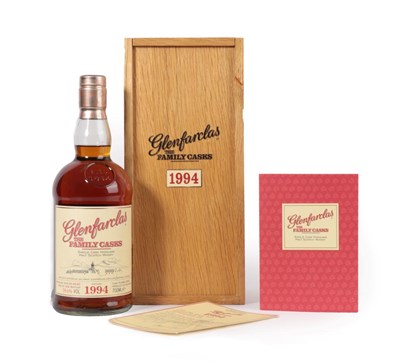 Lot 3119 - Glenfarclas 'The Family Casks' 1994 Single Cask Highland Malt Scotch Whisky, bottled 2007, one...