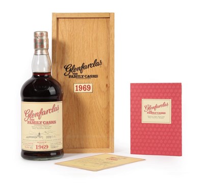 Lot 3124 - Glenfarclas 'The Family Casks' 1969 Single Cask Highland Malt Scotch Whisky, bottled 2008, one...