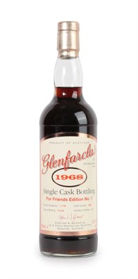 Lot 3125 - Glenfarclas 'The Family Casks' 1968 Single Cask Bottling for Friends, Edition No. 1, distilled...