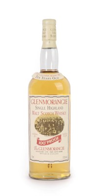 Lot 3128 - Glenmorangie 100° Proof 10 Years Old Single Highland Malt Whisky, 57.2% vol 1 Litre (one bottle)