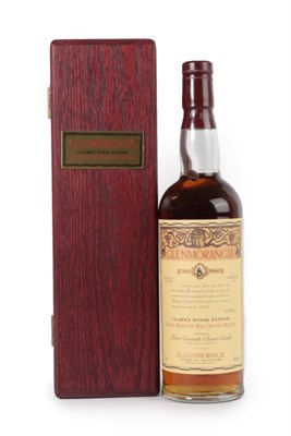 Lot 3133 - Glenmorangie Single Highland Malt Whisky, Claret Wood Finish, distilled between 1976 and 1979,...