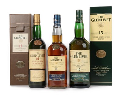 Lot 3152 - The Glenlivet 18 Years Old Single Malt Scotch Whisky, 43% vol 70cl (one bottle), The Glenlivet...
