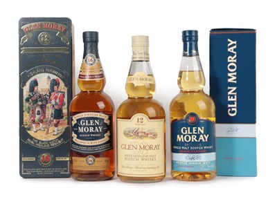 Lot 3154 - Glen Moray 16 Years Old Single Speyside Malt Scotch Whisky, in original Scotland's Historic...
