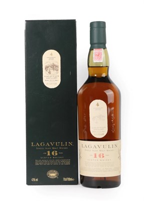 Lot 3160 - Lagavulin 16 Years Old Islay Single Malt Scotch Whisky, 43% vol 70cl, in original cardboard...