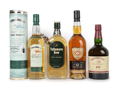 Lot 3167 - Tullamore Dew Irish Whiskey, 40% vol 700ml (one bottle), Powers Gold Label 12 Years Old Special...