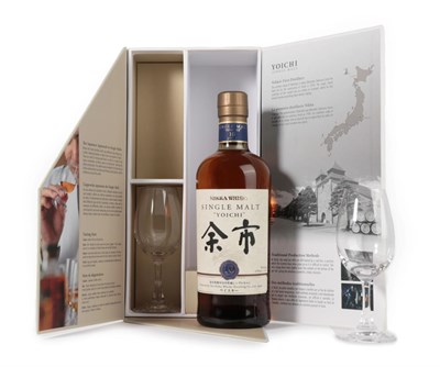 Lot 3170 - Nikka ''Yoichi'' 10 Years Old Single Malt Japanese Whisky, 45% vol 70cl, in origami inspired...