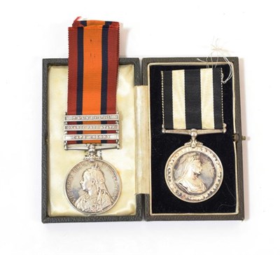 Lot 2004 - A Queen's South Africa Medal, with Cape Colony, Orange Free State and Transvaal clasps, to 3896...