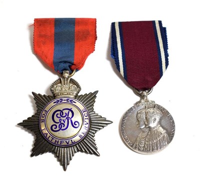 Lot 2030 - An Imperial Service Medal (pre-1920 Star Type), awarded to FREDERICK OSBORNE; a Jubilee Medal...