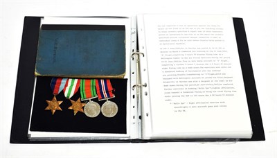 Lot 2035 - A Second World War RAFVR Group Four Medals, awarded to 174348 Flight Lieutenant William Edward...
